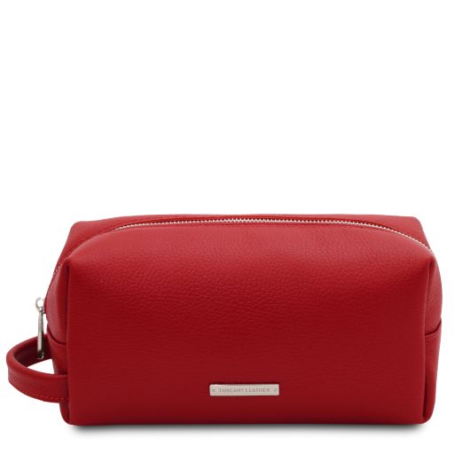 TL Bag Soft Leather Toilet bag Lipstick Red TL142324