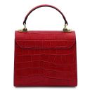 Atena Borsa a Mano in Pelle Stampa Cocco Rosso TL142267